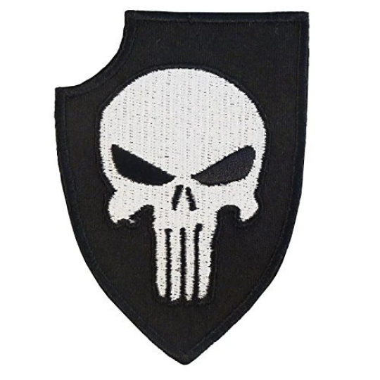 Warrior Skull Navy Seal Patch (Big) WR-PT038