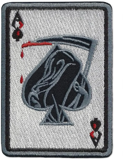 USMC Black Ace of Spades Patch