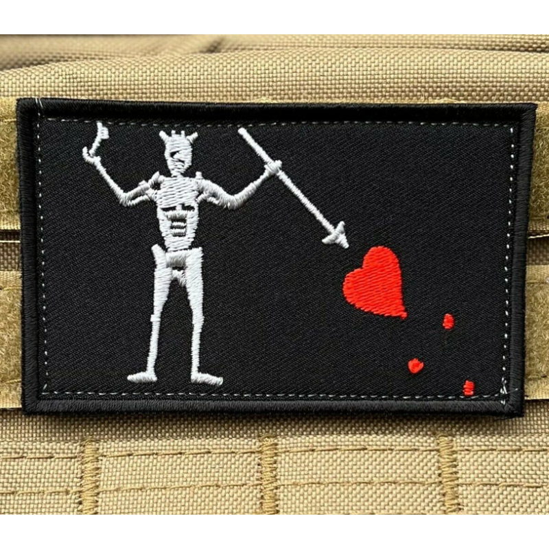 Pirate Flag Velcro Patch (2 x 1) - Tactipup