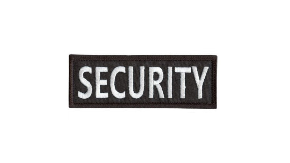 Security Velcro Patch (5 Inch) Hook + Loop Badge Uniform Tactical Patc –  karmapatch.com