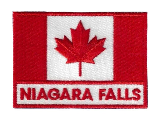 Niagara Falls Patch (3 Inch) Iron-on Badge Travel Canada Souvenir Emblem Perfect for Backpacks, Jackets, Hats, Bags, Crafts, Gift Patches