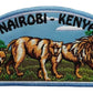 Nairobi Kenya Patch (4.3 Inch) Embroidered Iron-on or Sew-on Badge African Lion Pride Safari Souvenir Emblem Crest DIY Gift Patches