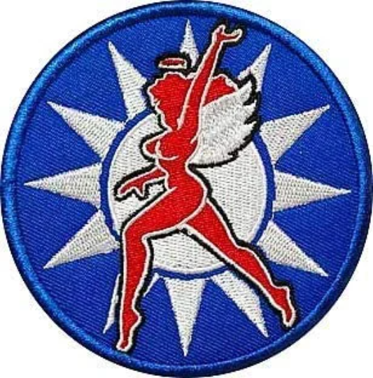 WWII AVG Squadron Patch (3.5 Inch) Flying Tigers 3rd Pursuit Squadron US Hook and Loop Velcro Patches