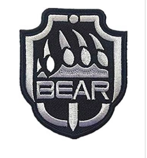 BEAR Escape from Tarkov USEC Logo Patch (3.5 Inch) Hook and Loop Velcro Badge DIY Costume Crest Backpack, Shirt, Jacket, Gift Patches