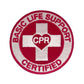Basic Life Support CPR Certified Patch (3 Inch) Iron or Sew-on Badge Paramedic Costume Jacket Bag Backpack First Aid Emblem Gift Patches