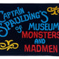 Captain Spaulding's Museum of Monsters and Madmen Patch (3.5 Inch) Iron-on Badge Horror Movie DIY Costume, Jacket, Backpack, Gift Patches