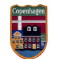 Copenhagen Denmark Patch (3 Inch) Iron or Sew-on Badge Travel Europe Souvenir Emblem for Backpacks, Hats, Caps, Bags, Crafts, Gift Patches