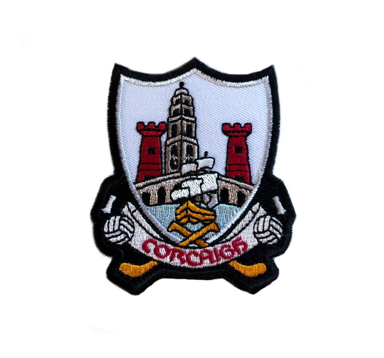 County Cork Patch (3 Inch) GAA Gaelic Football Hurling Crest Iron/Sew-on Badge Ireland Patches