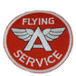 FLYING A SERVICE Patch (3 Inch) Iron or Sew-on Badge WW2 Military Service Army Patches
