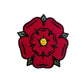 Lancashire Red Rose Patch (3 Inch) Embroidered Flower Iron-on or Sew-on Badge