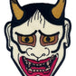 Japanese Hannya Mask Patch (3.5 Inch) Iron or Sew-On Badge Noh Theater Japan Demon Perfect for Jackets, Backpacks, Hats, Caps, Gift Patches