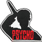Psycho Patch (3.5 Inch) Embroidered Iron/Sew-on Badge Alfred Hitchcock Classic Movie Poster Logo DIY Patches