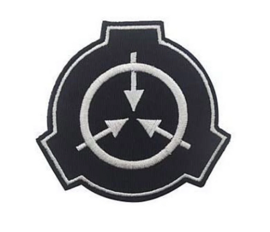 SCP Foundation Logo Patch (2 Inch) Hook and Loop Velcro Badge DIY Costume Emblem Crest Backpack, Shirt, Jacket, Gift Patches