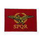 SPQR Ancient Roman Empire Lost Legion Patch (3 Inch) Hook and Loop Velcro Badge Rome Soldier Golden Eagle Flag Costume Patches