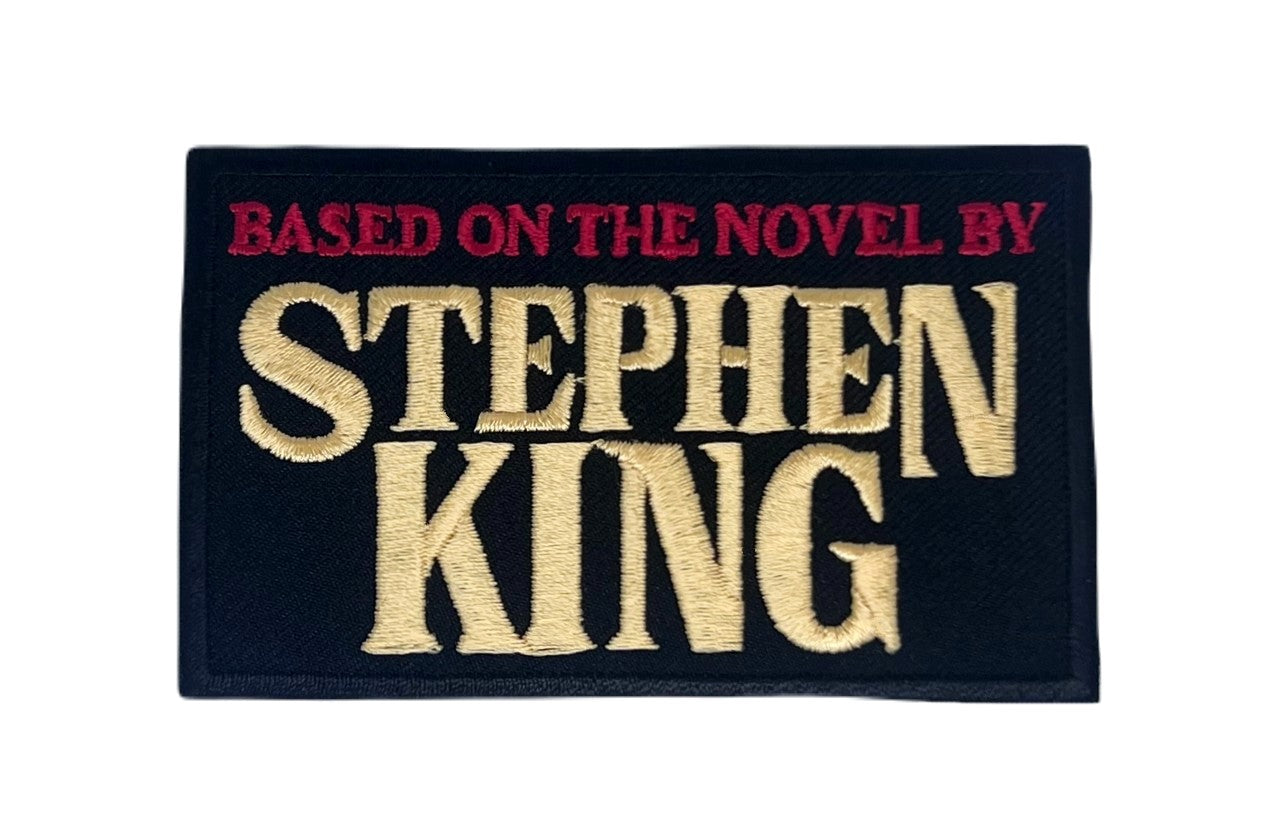 Stephen King Patch (3.5 Inch) Embroidered Iron / Sew-on Badge Horror Movie Halloween Souvenir DIY Costume, Jacket, Backpack, Gift Patches