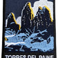 Torres del Paine Chile Patch (3.5 Inch) Iron-on or Sew-on Badge Souvenir Travel Patagonia Backpack, Jacket, Hat, Bag DIY Emblem Gift Patches