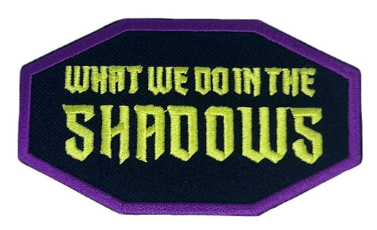 What we do in the Shadows Patch (3.5 Inch) Iron-on Badge Horror Movie Poster Vampire DIY Costume, Jacket, Backpack, Gift Patches