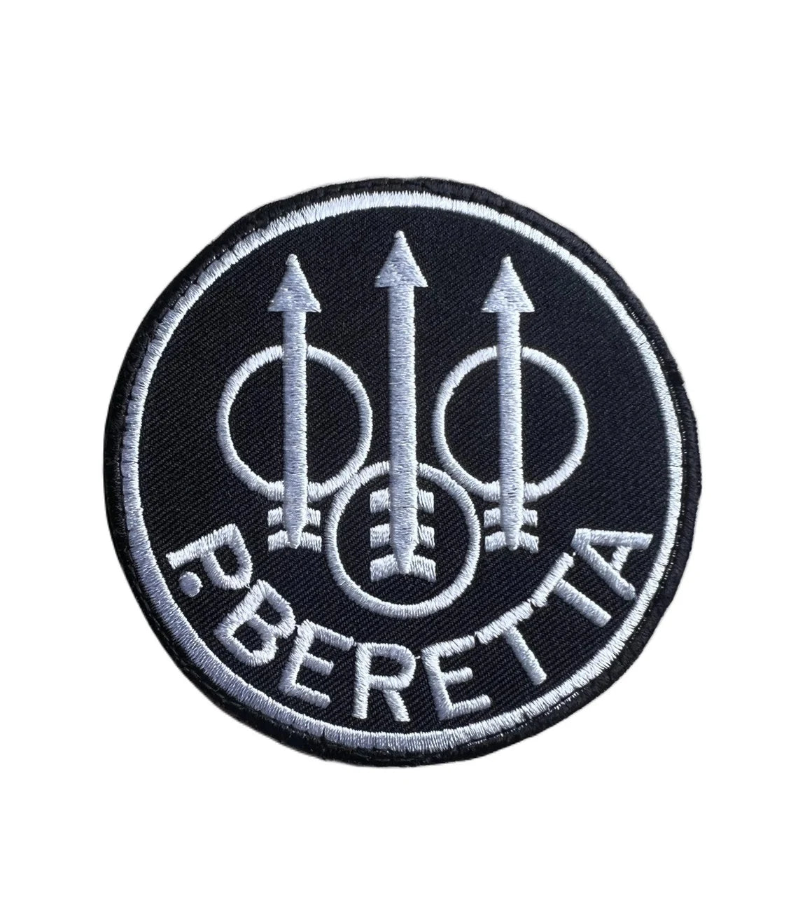 Beretta Logo Patch (3.2 Inch) Hook and Loop Velcro Badge Tactical Vest, Gamer, Airsoft, Paintball, Backpack, Jacket, Hat, Tactical Gift Patches