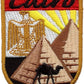 Cairo Shield Patch (3 Inch) Iron-on Badge Travel Egypt Pyramids Souvenir Emblem Perfect for Backpacks, Jackets, Hats, Bags, Crafts, DIY Gift Patches