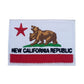 California Republic Patch (3 Inch) Hook and Loop Velcro Badge Breakaway State Bear Flag La República de California The Bear Republic DIY Gift Patches