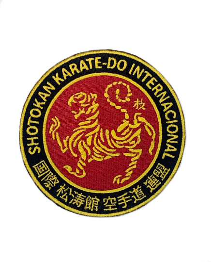 Shotokan Karate-Do Internacional Patch (3.5 Inch) Iron/Sew-on Badge Tiger Kimono Gi Japanese Kyoku Martial Arts Self Defense Kanji Japan