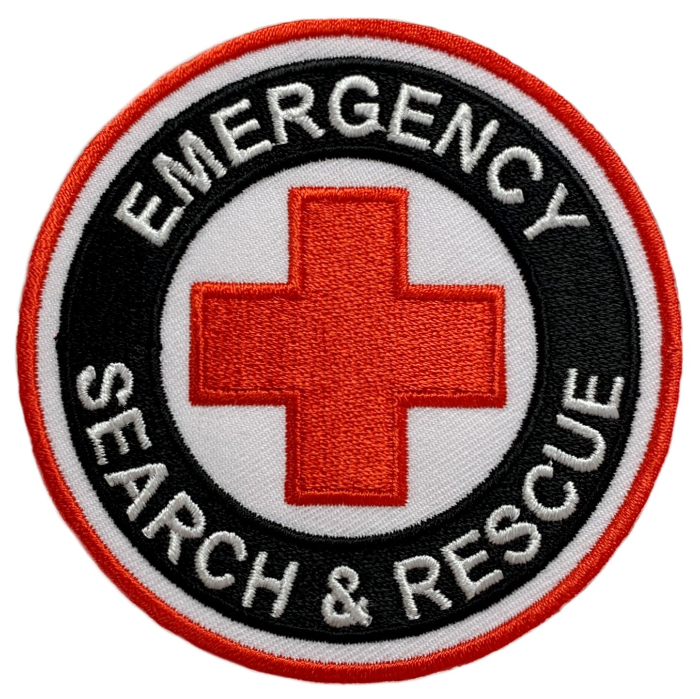 Emergency Search & Rescue SAR Patch (3 Inch) Embroidered Iron or Sew-on Badge Applique Costume Shirt / Bag / Jacket / Hat / Gift Patches
