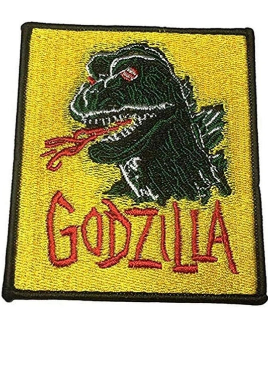Godzilla Patch (4 Inch) Iron or Sew-on Reptilian Monster Badge Dinosaur King Of Monsters DIY Movie Gift Costume Patches