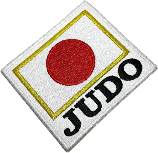 Judo Patch (3.5 Inch) Embroidered Iron/Sew on Badge Kimono Gi Japanese Martial Arts Japan Judocas Gift
