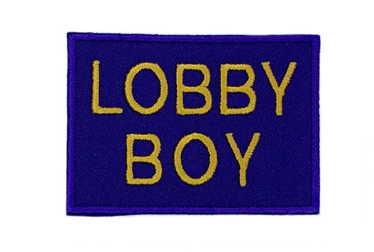 Lobby Boy Patch (2.75 Inch) Iron or Sew-on Grand Budapest Hotel Badge Cosplay DIY Costume Patches