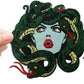 Medusa Patch (5 Inch) Iron/Sew-On Badge Horror Myth Of Olympus Monster Snakes Head Emblem DIY Patches