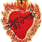 Sacred Heart of Jesus Patch (3.25 Inch) Iron or Sew-on Badge Catholic Church Symbol Christian DIY Patches