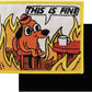 This is Fine Patch (3.5 Inch) Iron/Sew-on Badge Funny Dog Meme Emblem Gift Patches