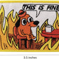 This is Fine Patch (3.5 Inch) Velcro Hook and Loop Badge Funny Dog Meme Emblem Gift Patches