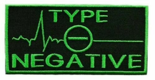 Type O Negative Patch (4 Inch) TON Iron or Sew-on Badge Lords of Flatbush Metal Music Logo Patches