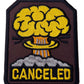 FALLOUT Canceled Atomic Bomb Patch (3.15 Inch) Iron/Sew On Fall Out Badge PA Shelter Gamer Patches