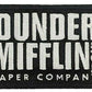 Dunder Mifflin Paper Company Patch (3 Inch) The Office Velcro Hook and Loop Badge Costume Patches