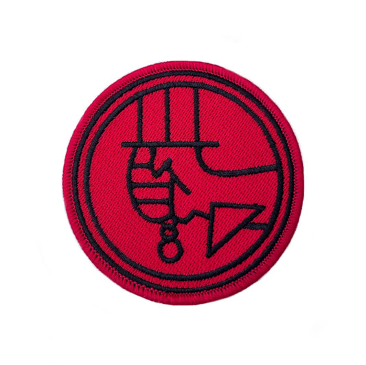 HellBoy Red Logo Patch (3 Inch) Iron/Sew-on Badge Classic Horror Sci-Fi Movie Hell Boy Film