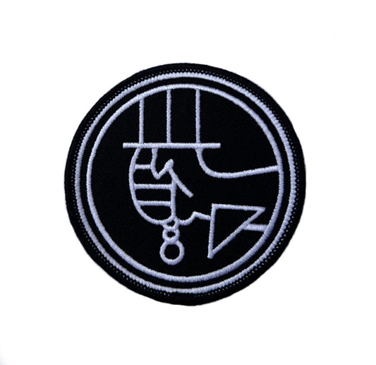 HellBoy Logo Patch (3 Inch) Iron/Sew-on Badge Classic Horror Sci-Fi Movie Hell Boy Film