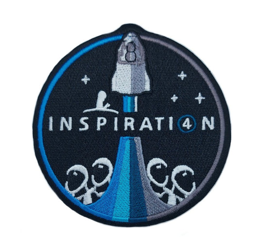 NASA SpaceX Inspiration 4 Patch (4 Inch) Iron/Sew-on Badge Apollo Space Shuttle Emblem Patches