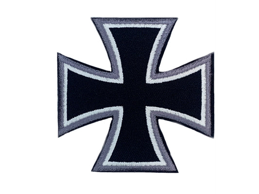 German Iron Cross Patch (3.25 Inches) 1914 WW1 Iron/Sew-on Badge Army Medal Uniform Aufnäher