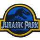 Jurassic Park Blue Logo Patch (4 Inch) Iron/Sew-on Badge Dinosaur Costume Movie Patches