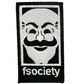F-Society Mr Robot Patch (4 Inch) Iron-On Badge Computer Hacker Costume