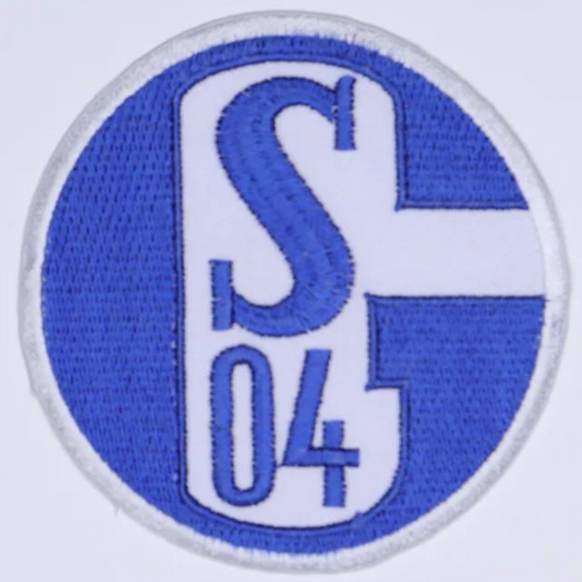 FC Schalke 04 (2.5 Inch) Iron/Sew-on Badge German Football Crest