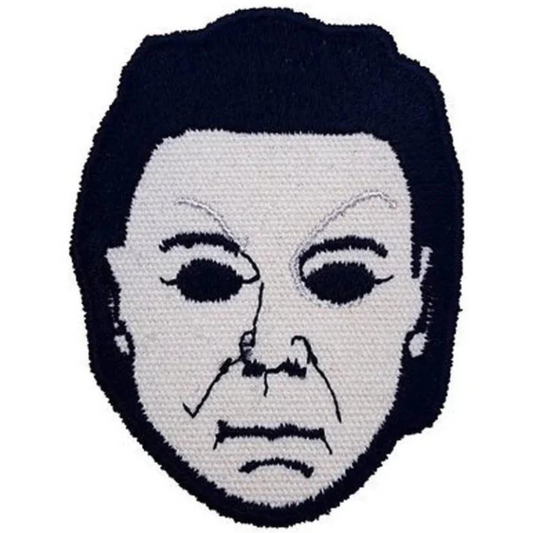 Halloween Patch (3.5 Inch) Iron-on Badge Michael Myers Mask Horror Movie