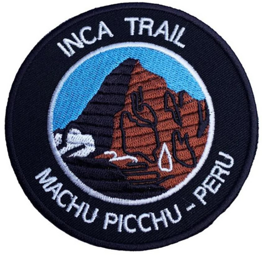 Inca Trail Machu Picchu Peru Patch (3.5 Inch) Iron/Sew-on Badge