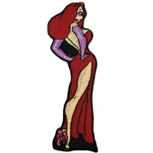 Jessica Rabbit Patch (4 Inch) Iron-on Badge Who Framed Roger Rabbit Movie Sexy Costume Patches