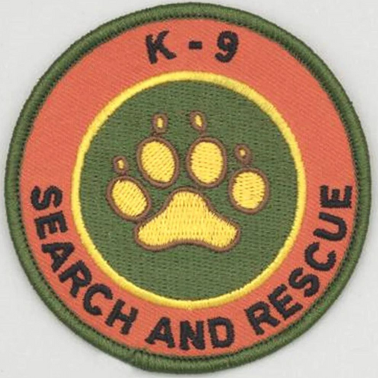 K-9 Search And Rescue Patch (3 Inch) Iron/Sew-on Badge K9 SAR Patches