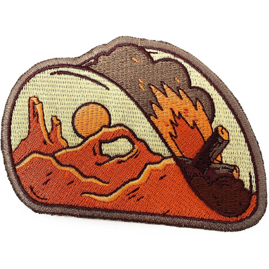 Mesa Taco Patch (3 Inch) Embroidered Iron/Sew-on Tacos Badge Perfect for Backpacks, Bags, Caps, Hats, Jackets DIY GIFT