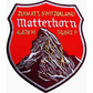 Mount Matterhorn Zermatt Switzerland Patch (3.5 Inch) Iron-on Badge