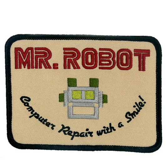 Mr Robot F-Society Patch (4 Inch) Iron-On Badge Computer Hacker Costume
